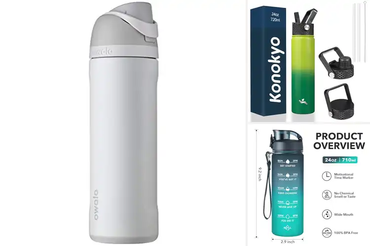 Detailed view of 10 Best 24-Ounce Water Bottles: Stay Cold, Sweat‑Free