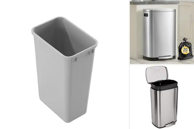 Detailed view of 10 Best 50-Liter Trash Cans for Easy Use and Capacity