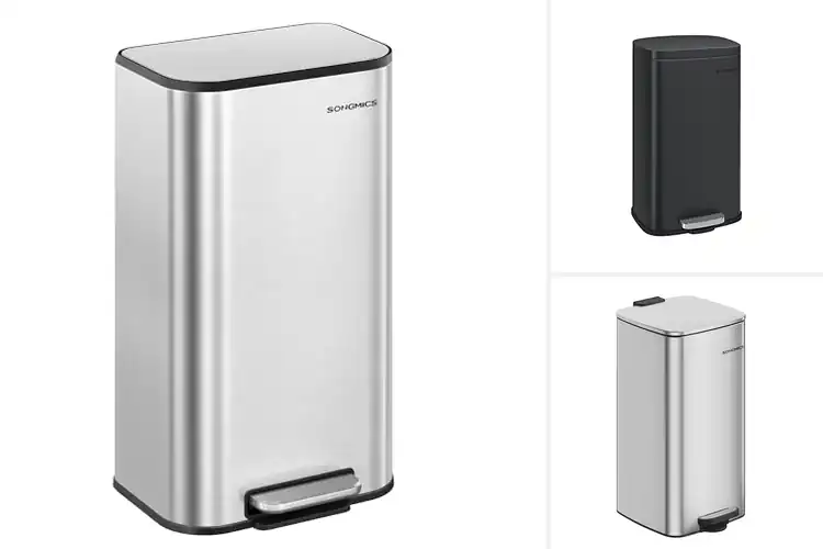 Detailed view of 10 Best 8-Gallon Trash Cans for Style and Convenience
