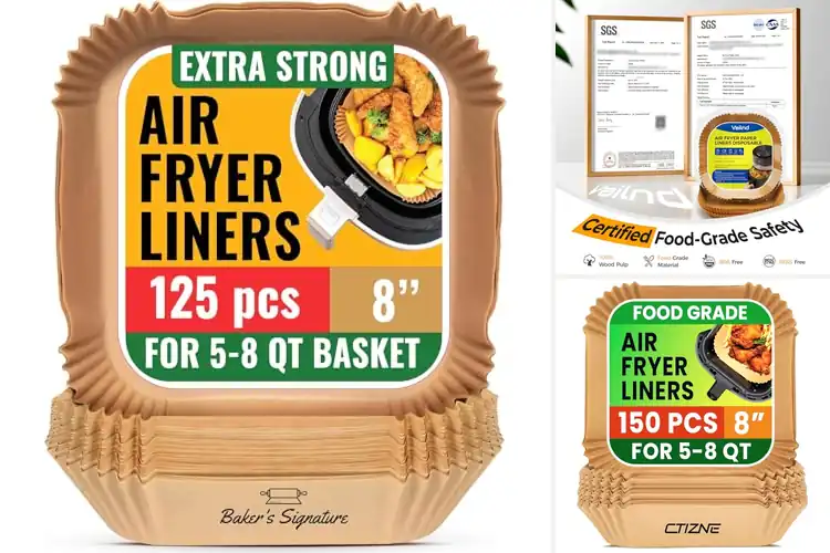 Detailed view of Best Air Fryer Papers: Top 10 Picks for Easy, Clean Cooking