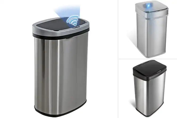 Detailed view of 10 Best Automatic Kitchen Trash Cans for Effortless Cleanliness