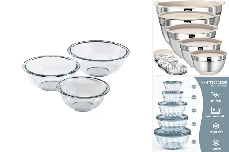 Detailed view of 10 Best Baking Bowls: Effortless Kitchen Prep & Organization