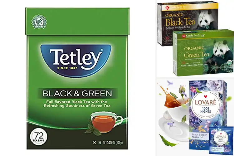 Detailed view of Best Black And Green Tea Blend