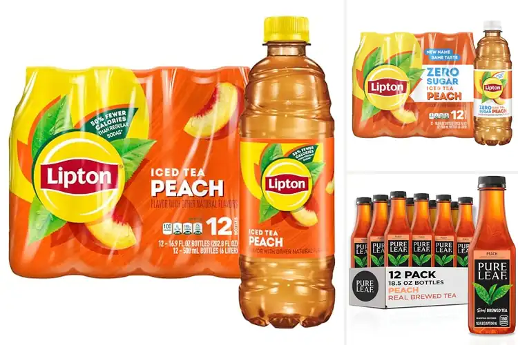 Detailed view of Best Bottled Peach Iced Teas