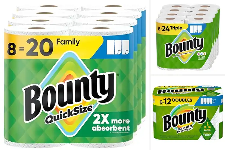 Detailed view of 10 Best Bounty Quick Size Paper Towels – Quick Clean Wins