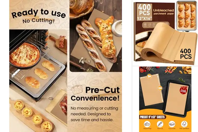 Detailed view of Best BPA Free Parchment Paper Sheets