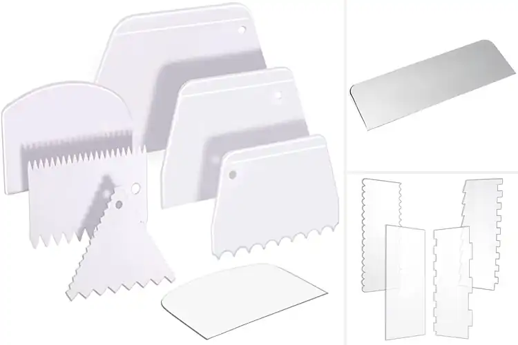 Detailed view of 10 Best Cake Scrapers for Effortless Cake Decorating
