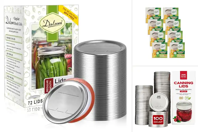 Detailed view of Best Canning Lids: Keep Your Preserves Fresh All Year