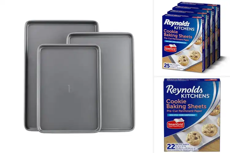 Detailed view of Best Cookie Baking Sheets for Even Baking & Easy Cleanup