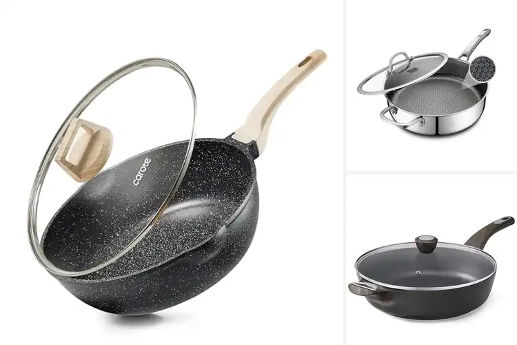 Detailed view of Best Deep Frying Pans