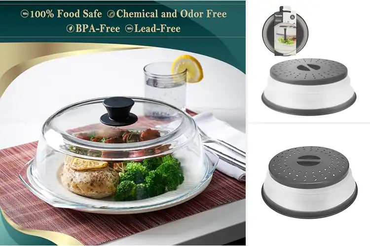 Detailed view of Best Dishwasher-Safe Microwave Covers