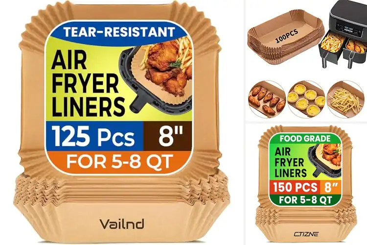 Detailed view of 10 Best Disposable Parchment Liners for Hassle-Free Air Frying