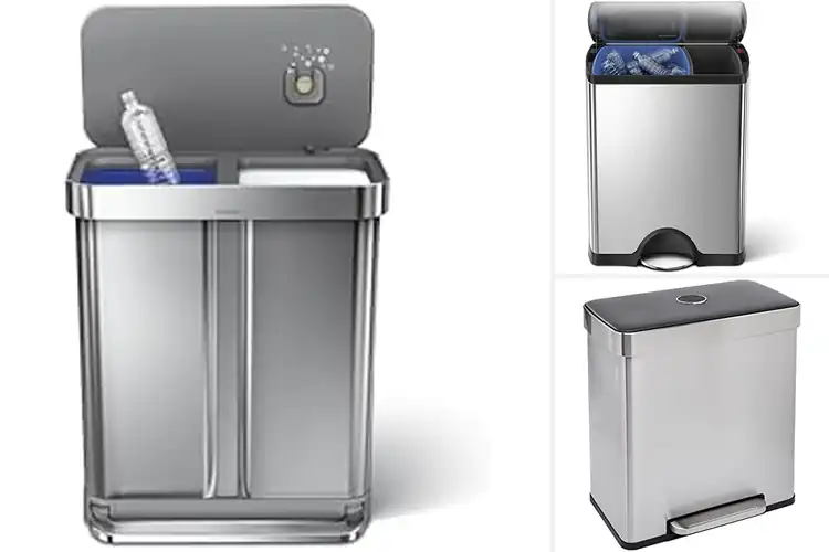 Detailed view of 10 Best Dual Recycling Bins to Declutter Your Kitchen