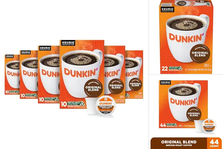 Detailed view of 10 Best Dunkin Original Blend K-Cup Pods Online