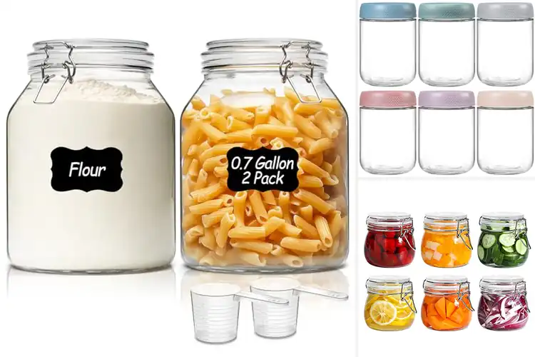 Detailed view of Best Durable Glass Jars for Storage