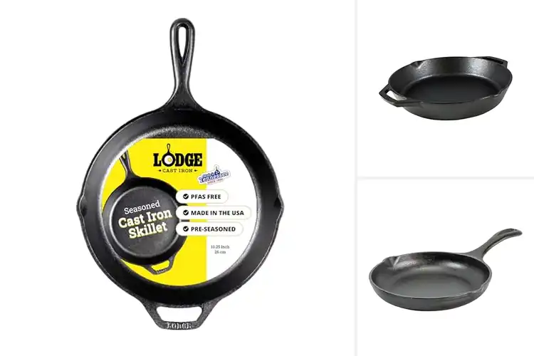 Detailed view of Best Easy Clean Cast Iron Pan: Effortless Cooking, Anywhere