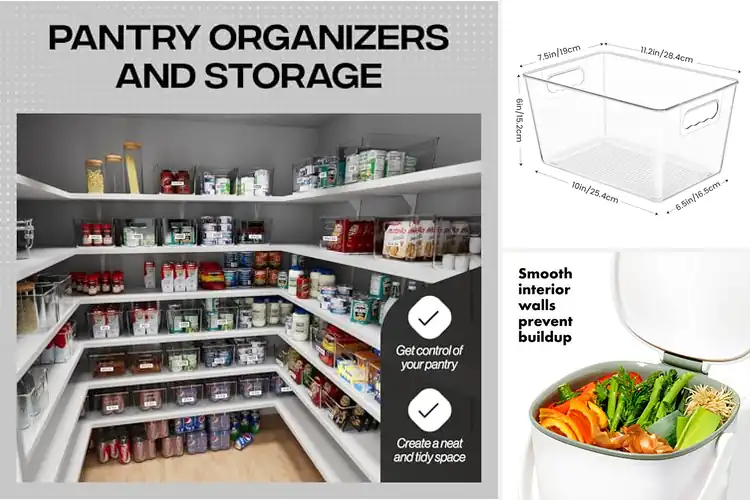 Detailed view of 10 Best Easy Clean Kitchen Bins for a Fresher Home