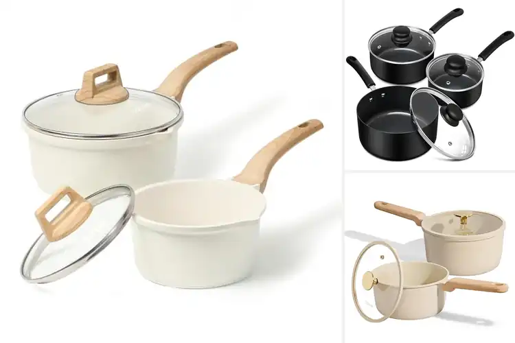 Detailed view of Best Easy Clean Saucepans