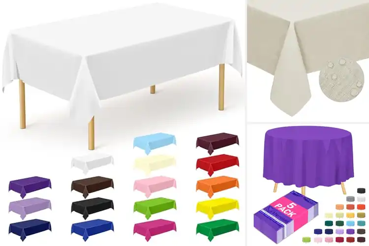 Detailed view of 10 Best Easy Cleanup Tablecloths for Effortless Meals