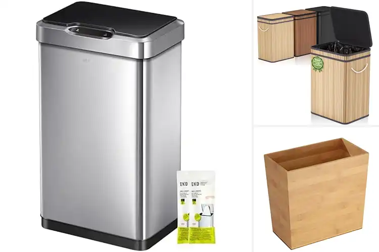 Detailed view of 10 Best Eco-Friendly Trash Cans: Stylish & Sustainable Choices