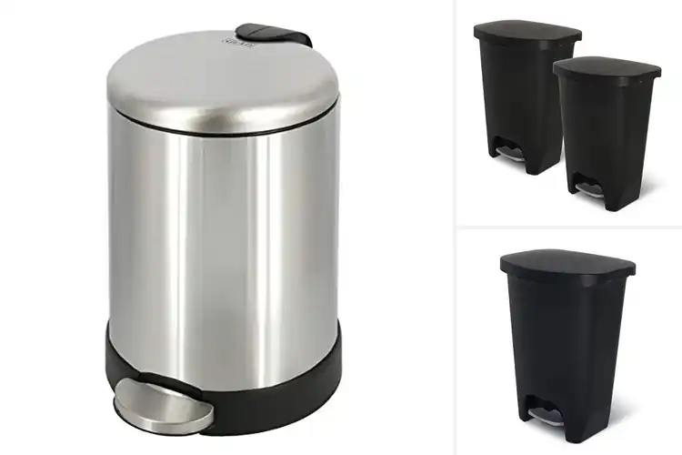 Detailed view of 10 Best Foot Pedal Bins for Clean, Hands-Free Living