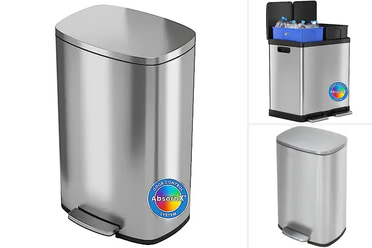 Detailed view of 10 Best Foot Pedal Kitchen Bins for Easy, Quiet Use