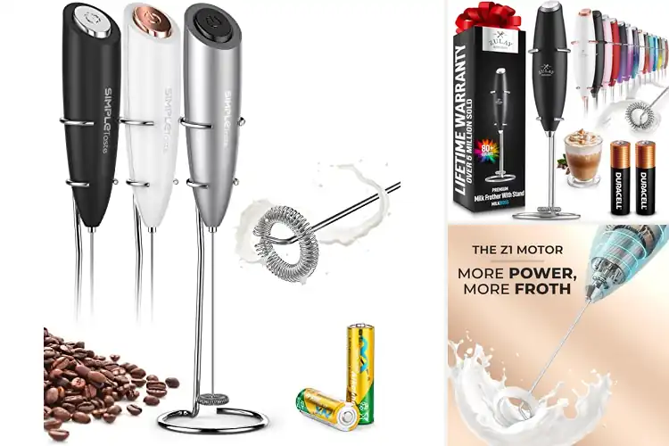 Detailed view of 10 Best Handheld Milk Frothers: Creamy Foam in Minutes
