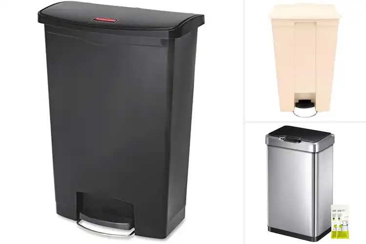 Detailed view of 10 Best Hands-Free Garbage Containers for Easy Cleaning