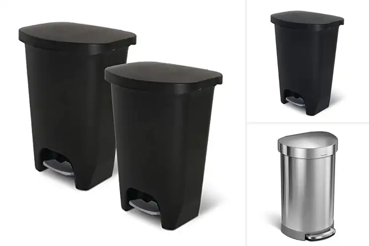 Detailed view of 10 Best Hands-Free Step Trash Cans for a Cleaner Home