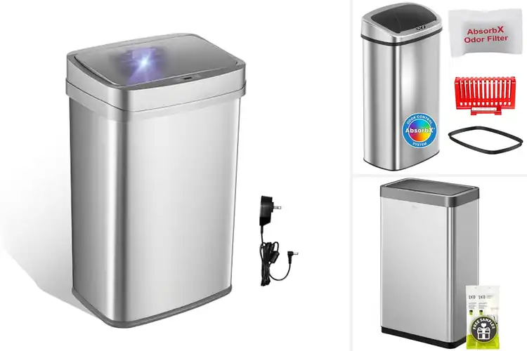 Detailed view of 10 Best High Capacity Kitchen Trash Cans for Effortless Cleanup