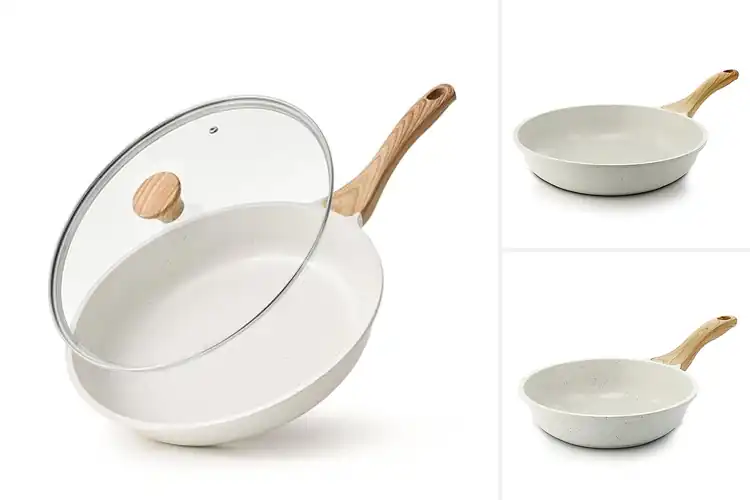 Detailed view of Best Induction Compatible Ceramic Pan