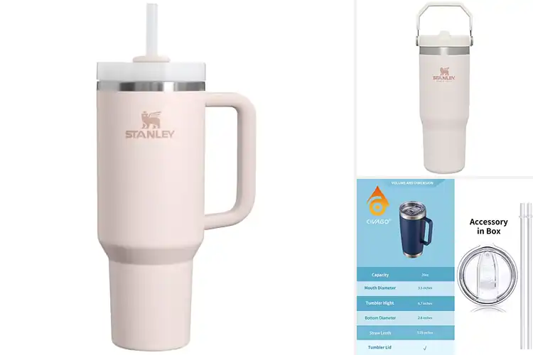 Detailed view of 10 Best Insulated Tumblers With Handles: Stay Hot & Spill-Free