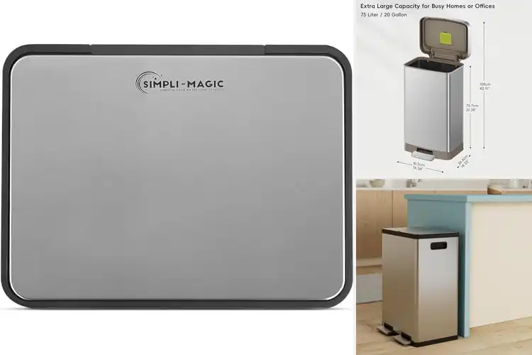 Detailed view of 10 Best Kitchen Garbage Cans for a Cleaner Home