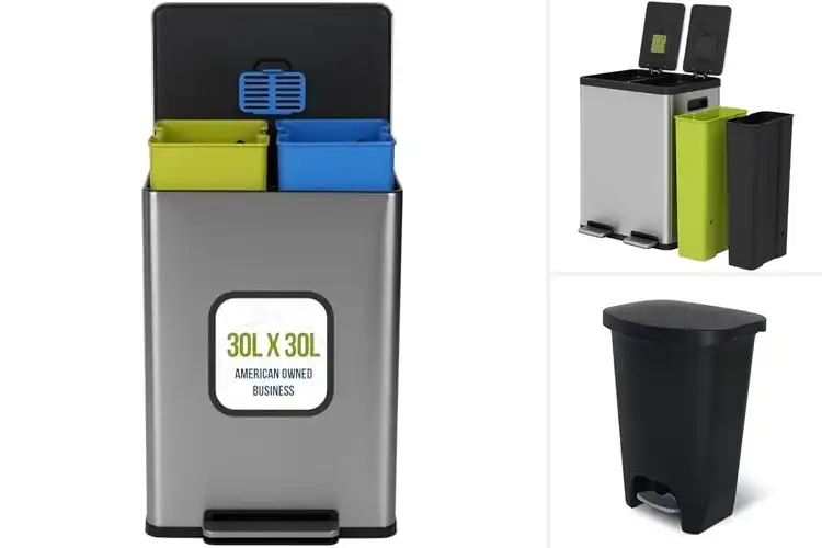 Detailed view of 10 Best Kitchen Trash Bins for a Tidy Space and Easy Cleanup