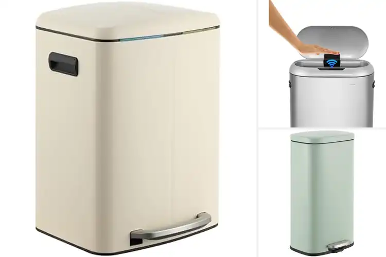 Detailed view of Top 10 Kitchen Trash Cans for Busy Households