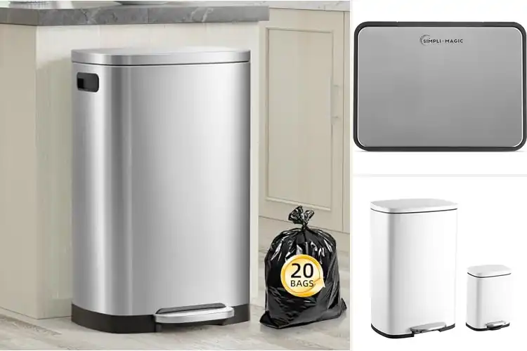 Detailed view of 10 Best Kitchen Trash Cans With Lids for Fresh Homes