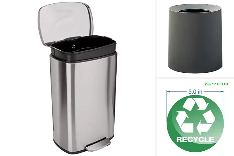 Detailed view of 10 Best Kitchen Waste Containers for a cleaner, odor-free space