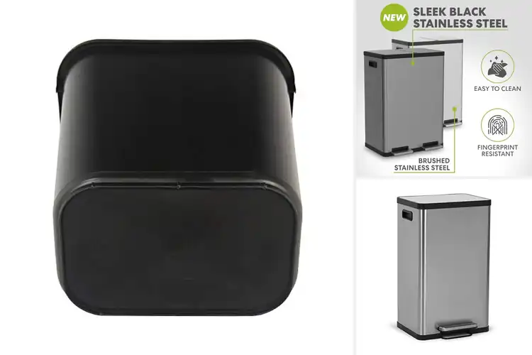 Detailed view of 10 Best Kitchen Wastebaskets for a Cleaner Home
