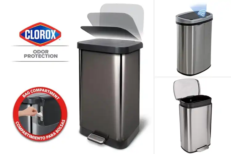 Detailed view of 10 Best Large Capacity Kitchen Cans for a Cleaner Home