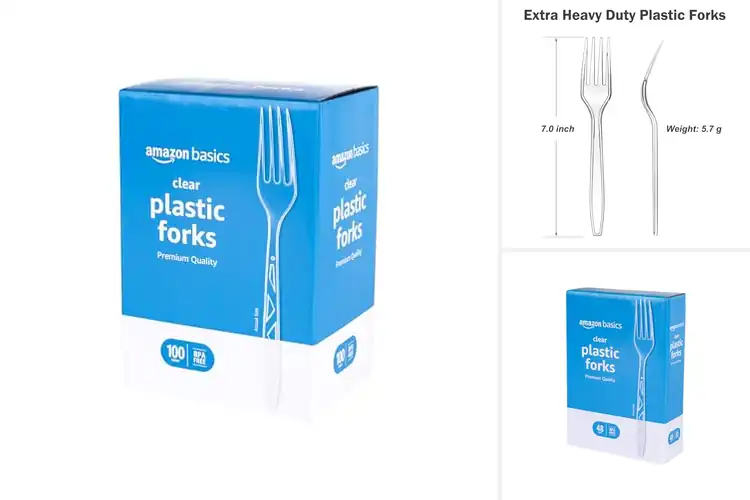 Detailed view of 10 Best Large Pack Plastic Forks : Gatherings Made Easy