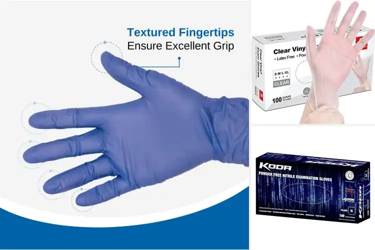 Detailed view of 10 Best Latex-Free Gloves for Sensitive Skin Relief