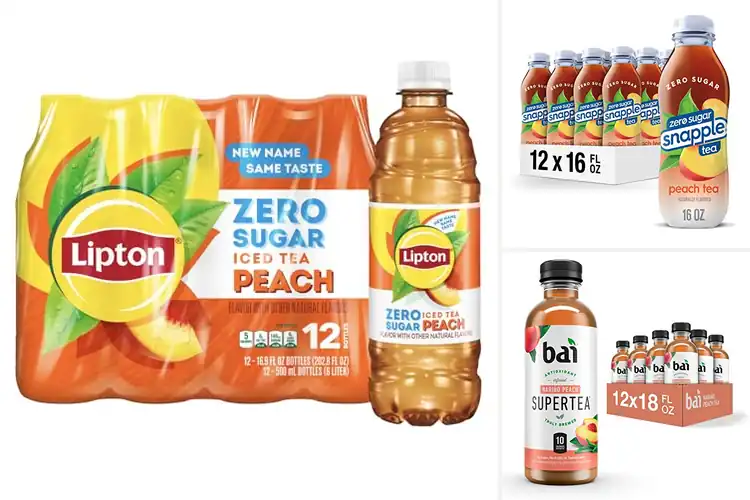 Detailed view of Best Low Calorie Peach Tea