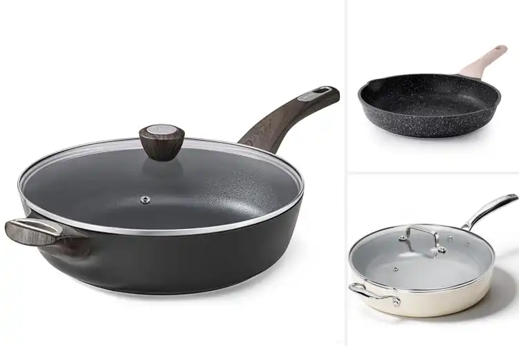 Detailed view of Best Low Fat Cooking Pan: Healthy, Flavorful Meals Made Easy