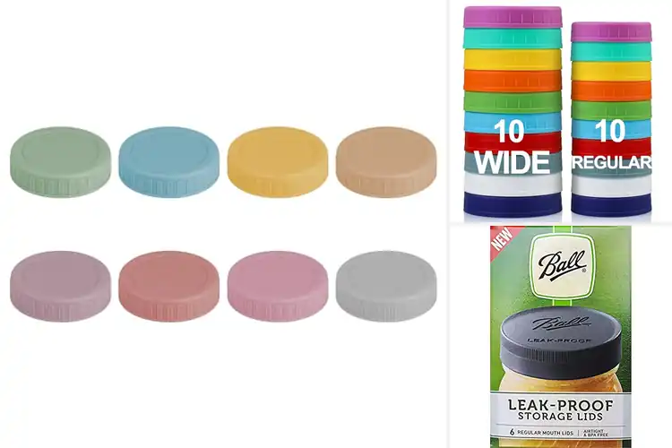 Detailed view of Best Mason Jar Lids for Freshness & Leak-Proof Storage