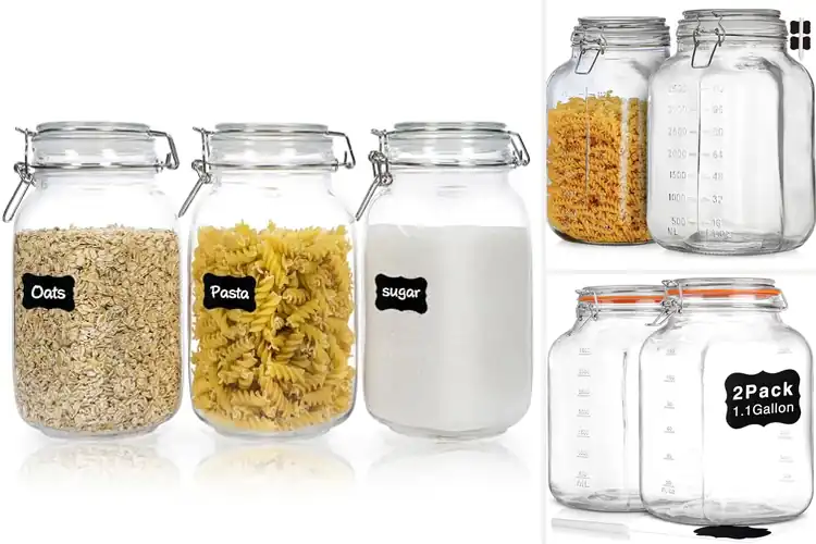 Detailed view of Best Mason Jars for Dry Goods Storage