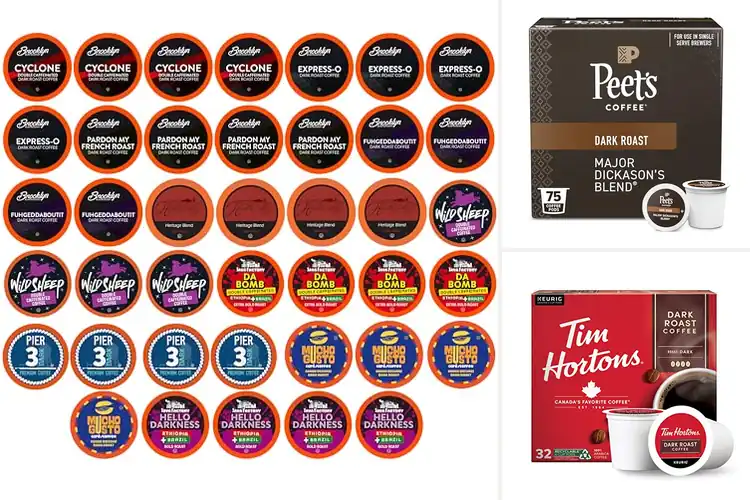 Detailed view of 10 Best Medium And Dark Roast Pods for Bold, Flavorful Coffee