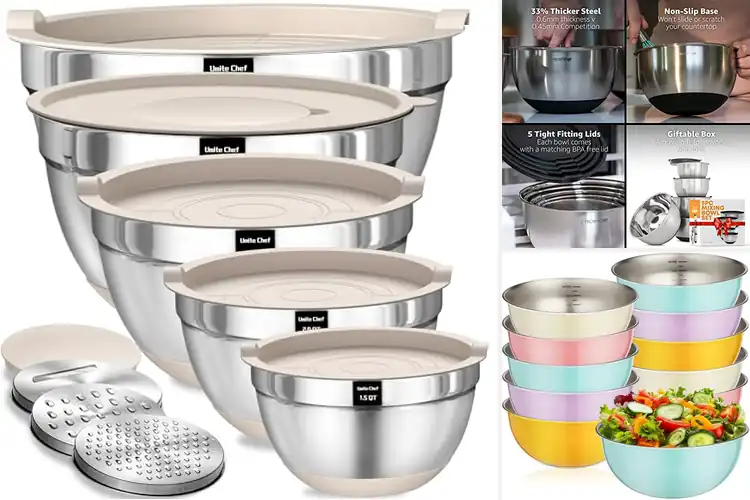 Detailed view of Best Mixing Bowls: Top 10 Picks for Effortless Kitchen Prep