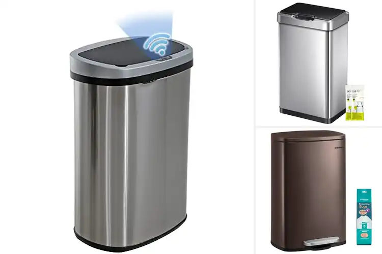 Detailed view of 10 Best Modern Kitchen Trash Cans to Upgrade Your Space Today