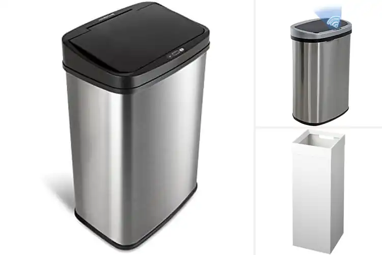 Detailed view of 10 Best Modern Kitchen Waste Bins for Style and Efficiency