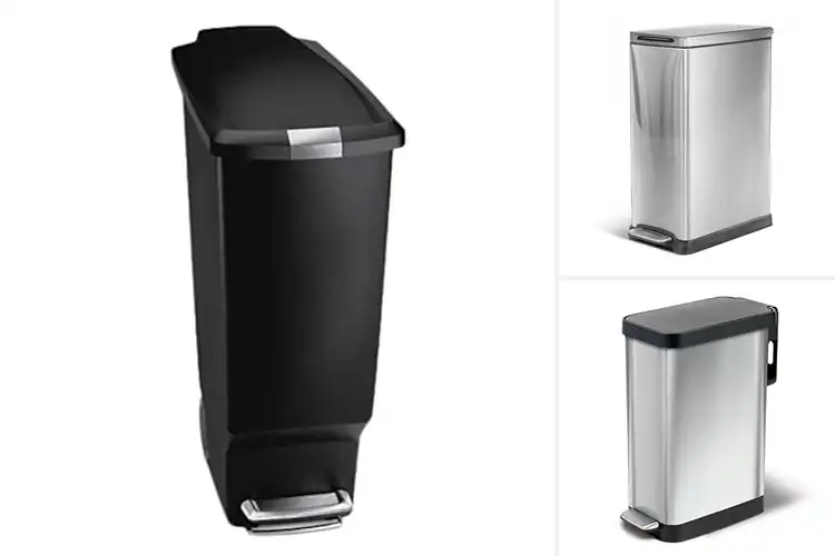Detailed view of 10 Best Narrow Kitchen Trash Cans for Small Spaces & Easy Cleanup